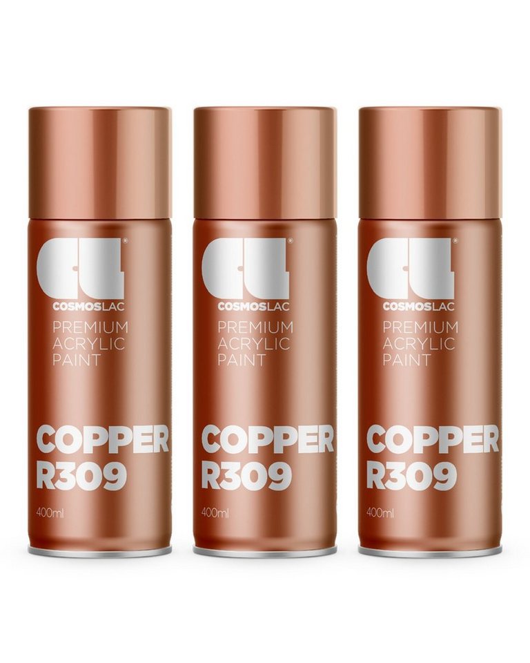 COSMOS LAC Sprühflasche COSMOS LAC Acryllack Vorteilssets - Spraydose für DIY und Upcycling, (3-tlg) von COSMOS LAC