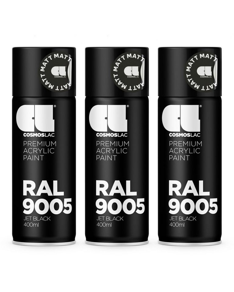 COSMOS LAC Sprühflasche COSMOS LAC Acryllack Vorteilssets - Spraydose für DIY und Upcycling, (3-tlg) von COSMOS LAC