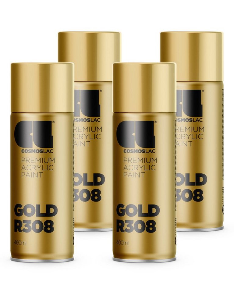 COSMOS LAC Sprühflasche COSMOS LAC Acryllack Vorteilssets - Spraydose für DIY und Upcycling, (4-tlg) von COSMOS LAC