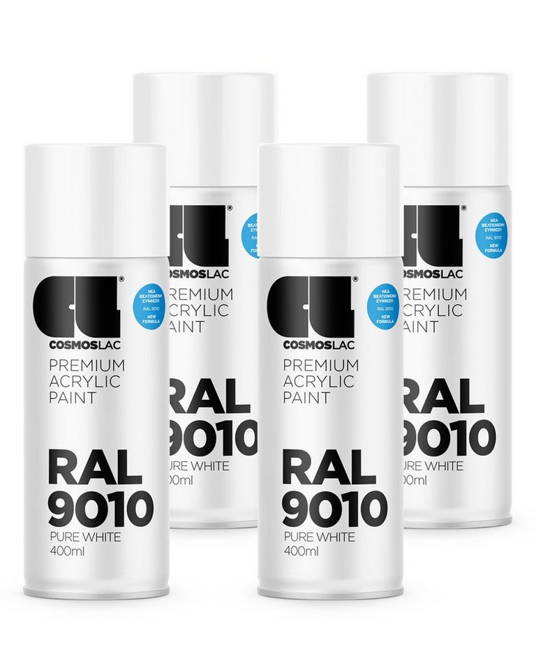 COSMOS LAC Sprühflasche COSMOS LAC Acryllack Vorteilssets - Spraydose für DIY und Upcycling, (4-tlg) von COSMOS LAC