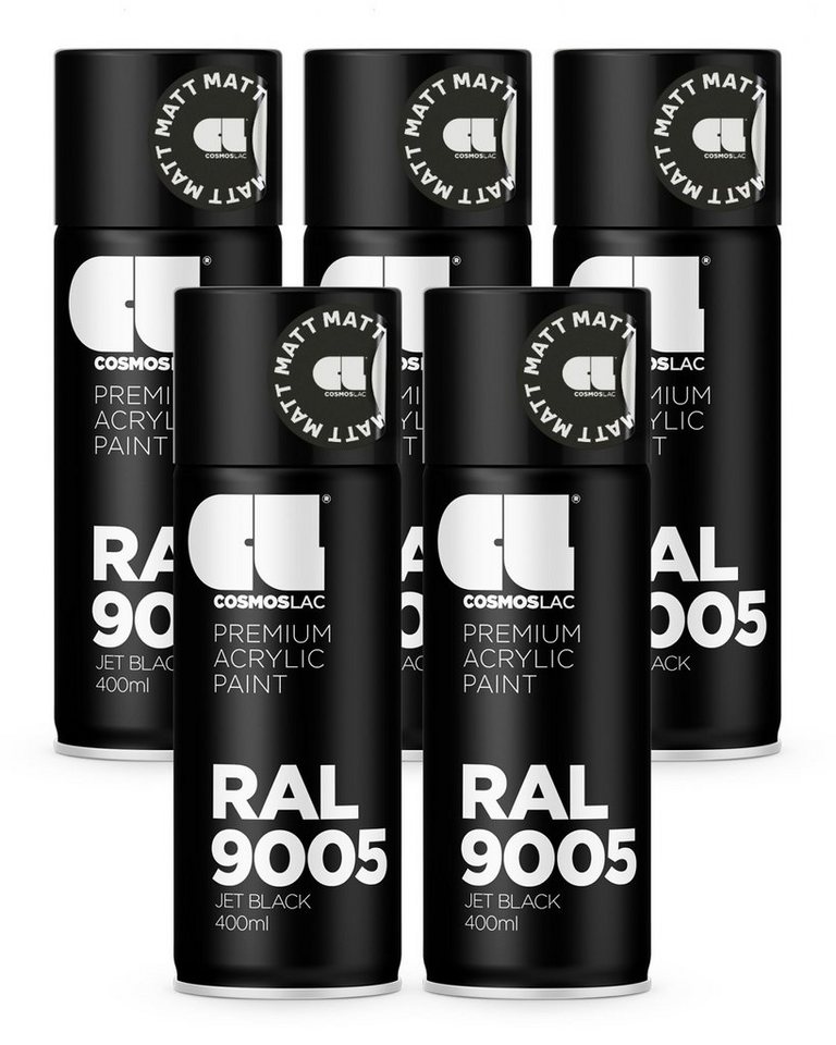 COSMOS LAC Sprühflasche COSMOS LAC Acryllack Vorteilssets - Spraydose für DIY und Upcycling, (5-tlg) von COSMOS LAC