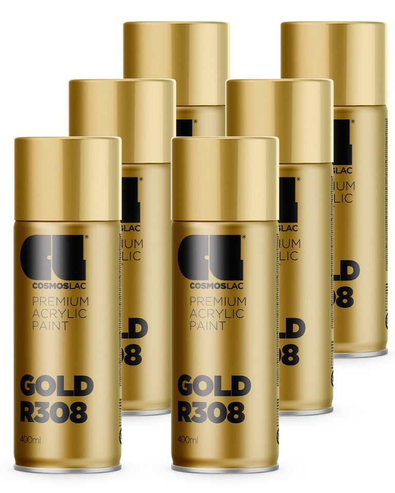 COSMOS LAC Sprühflasche COSMOS LAC Acryllack Vorteilssets - Spraydose für DIY und Upcycling, (6-tlg) von COSMOS LAC