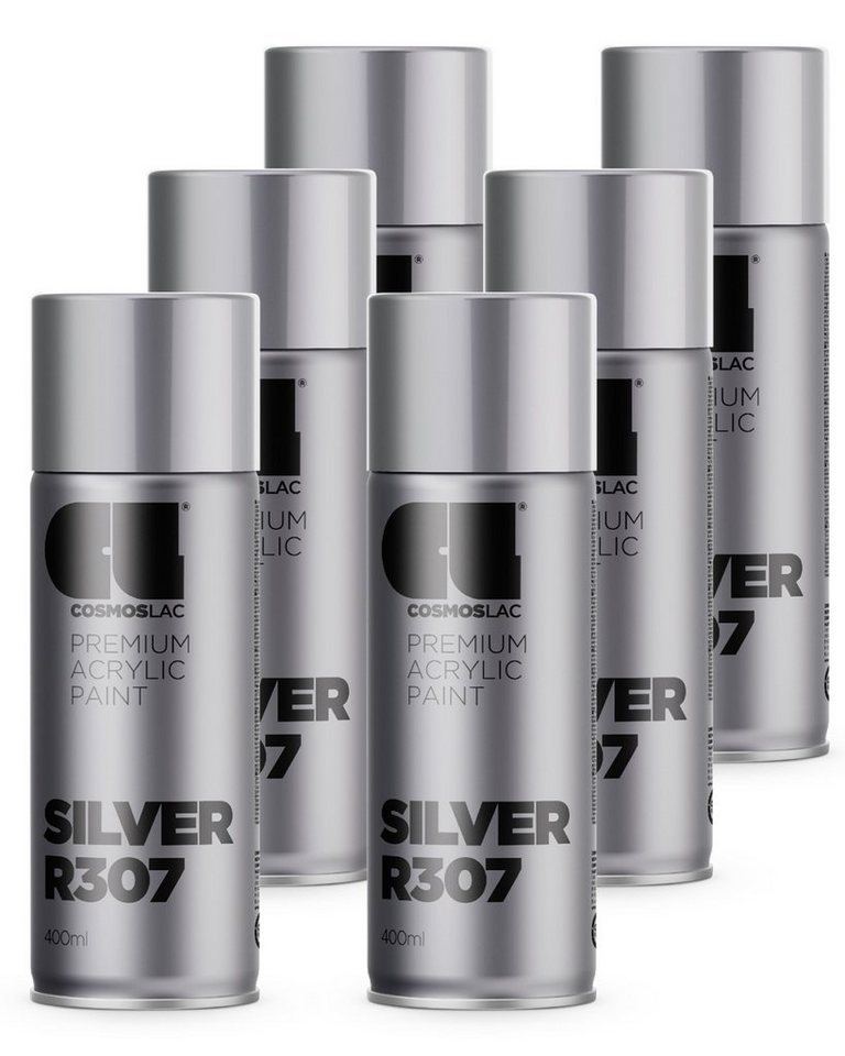 COSMOS LAC Sprühflasche COSMOS LAC Acryllack Vorteilssets - Spraydose für DIY und Upcycling, (6-tlg) von COSMOS LAC
