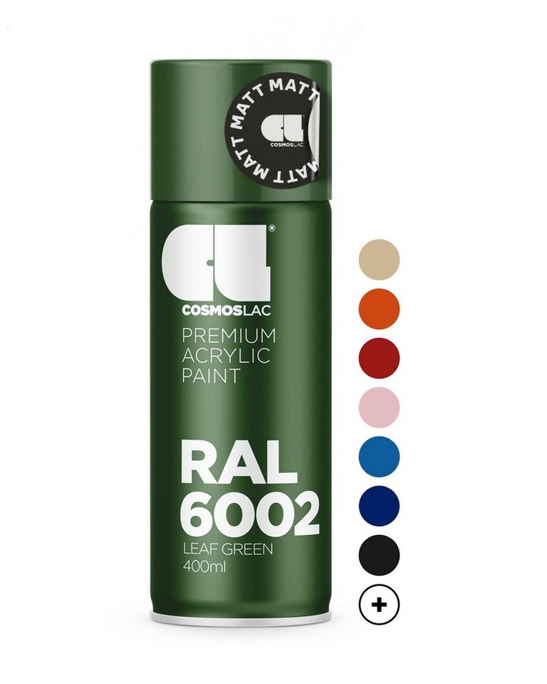 COSMOS LAC Sprühflasche COSMOS LAC DIY Acryllack Sprühdose - RAL Collection Matt von COSMOS LAC