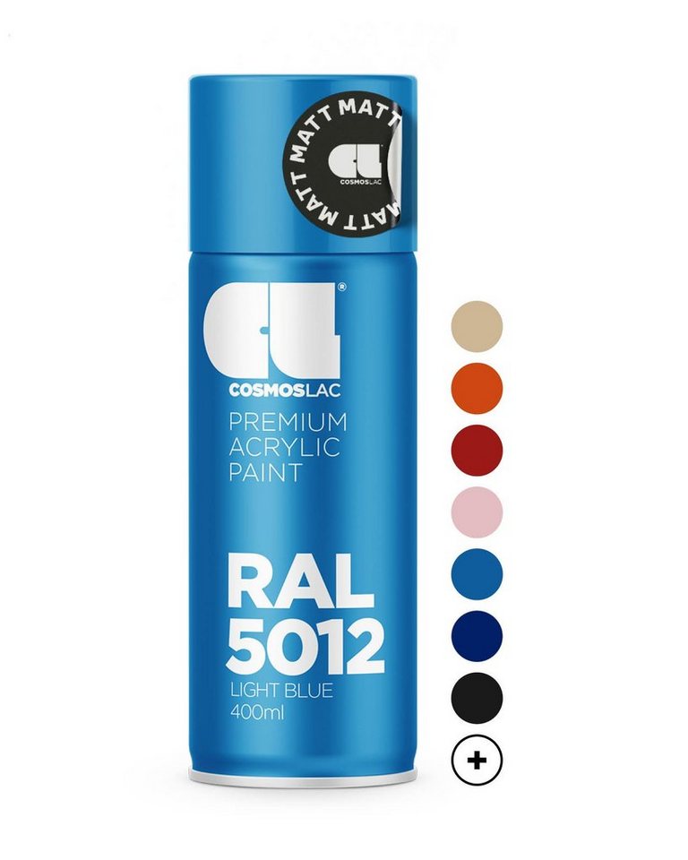 COSMOS LAC Sprühflasche COSMOS LAC DIY Acryllack Sprühdose - RAL Collection Matt von COSMOS LAC