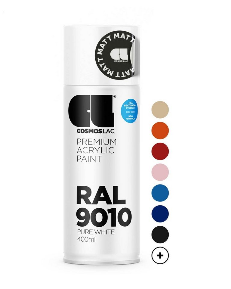 COSMOS LAC Sprühflasche COSMOS LAC DIY Acryllack Sprühdose - RAL Collection Matt von COSMOS LAC