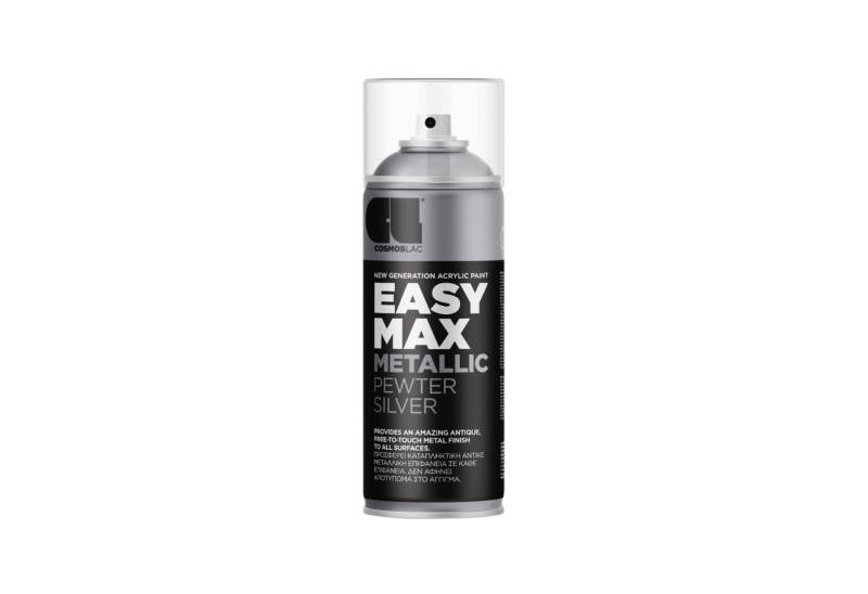 COSMOS LAC Sprühflasche EASYMAX Sprühlack matt mit extrem hoher Deckkraft in vielen versch. Farben - Spraydosen Sprühfarbe DIY Lack Acryllack Spray Paint Farbspray Sprühdose Lackspray, zwei Sprühkappen inkl. von COSMOS LAC