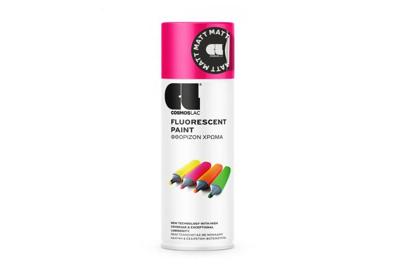 COSMOS LAC Sprühflasche Neon Sprühlack matt - Sprühdose Acryl Lackspray - Neonfarben DIY Lack. von COSMOS LAC