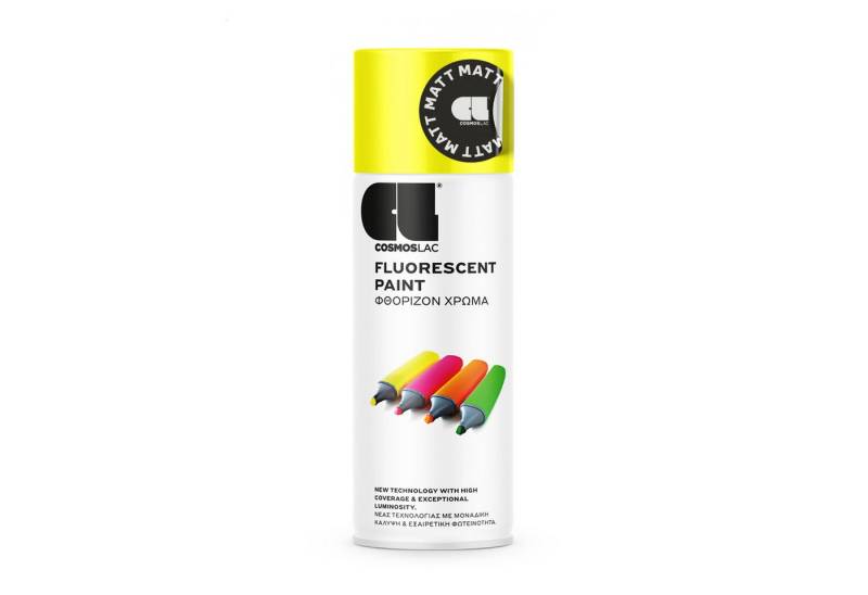 COSMOS LAC Sprühflasche Neon Sprühlack matt - Sprühdose Acryl Lackspray - Neonfarben DIY Lack. von COSMOS LAC