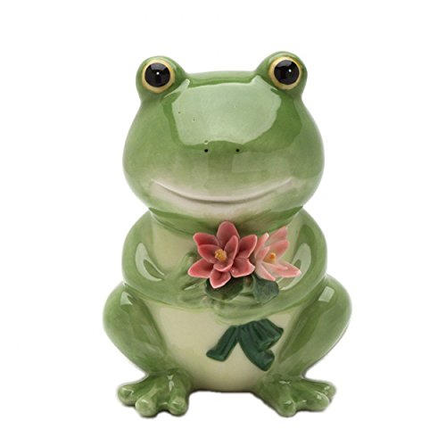 Cosmos Frosch Spardose aus Keramik, 12,7 cm hoch 12,7 cm von Cosmos Gifts