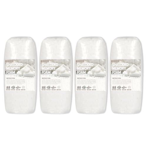 COSNIGHT 9 kg zerkleinerte Memory-Schaum-Füllung für Sitzsackfüller (weiß) von COSNIGHT