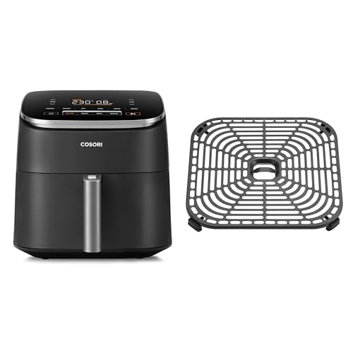 Cosori Turboblaze Heißluftfritteuse Airfryer, 9-in-1 Air Fryer XXL 6L+ Cososi TurboBlaze Heißluftfritteuse originales Backblech 6L, Cosori Zubehör für CAF-DC601-KEU Airfryer von COSORI