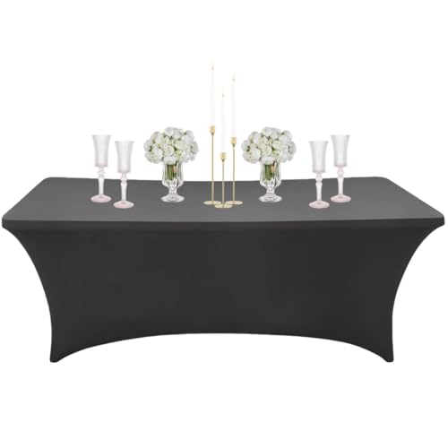 6 Fuß Grau Tischdecke Abwaschbar Elastische Rechteckig,Wasserabweisend Kratzfest Dauerhaft Tischdecke Fleckschutz Geburtstag Tischtuch für Esszimmer Garten Bankett Buffet Partys Hochzeit 6 Fuß Grau Tischdecke Abwaschbar Elastische Rechteckig,Wasserabweisend Kratzfest Dauerhaft Tischdecke Fleckschutz Geburtstag Tischtuch für Esszimmer Garten Bankett Buffet Partys Hochzeit von COSORO