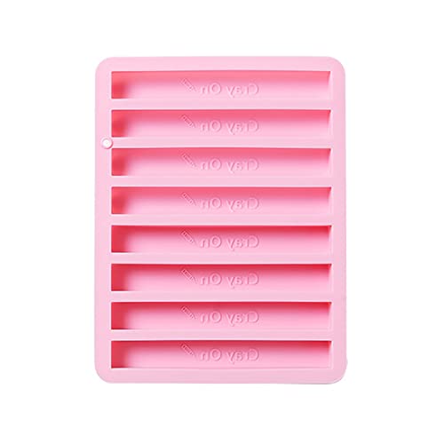 Silikon Kreideform Mit 8 Löchern Für Süßigkeiten Schokolade Rollfondant Halbzylindrisch Geformt Für Fondant Mousse Kuchen Silikon Seifenformen Rund von COSSIKA