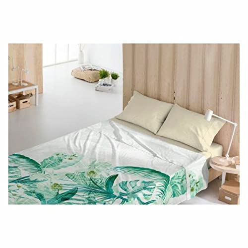 COSTURA S2800993 Toscana Tropical Bettwäsche-Set, 135 Bett, Mehrfarbig, 210 x 270 cm von COSTURA