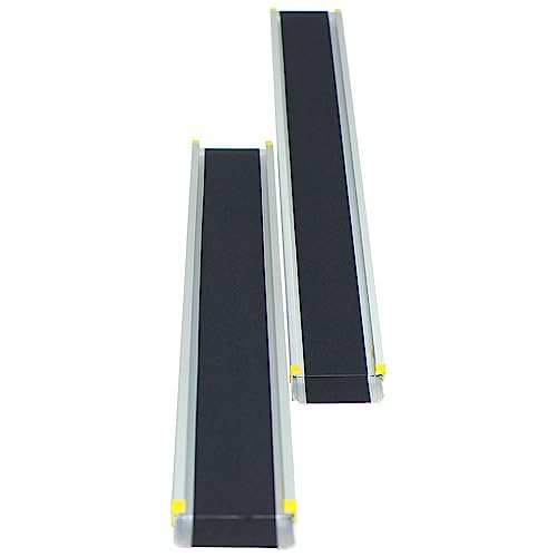 COSTWAY 2 x Rollstuhlrampe bis 270 kg, 121,5-212,5 cm, Teleskoprampe mit Antirutsch Belag, Teleskop-Rampe Paar Aluminium, Auffahrschiene rutschfest, Laderampe Rampe Alu COSTWAY 2 x Rollstuhlrampe bis 270 kg, 121,5-212,5 cm, Teleskoprampe mit Antirutsch Belag, Teleskop-Rampe Paar Aluminium, Auffahrschiene rutschfest, Laderampe Rampe Alu von COSTWAY