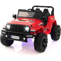 Costway - 24V Kinder Elektroauto, Kinderauto elektrisch 2 Sitzer, Kinder Auto mit 2.4G-Fernbedienung, mit Musik, Hupe & LED-Leuchten, für Kinder ab 3 Costway - 24V Kinder Elektroauto, Kinderauto elektrisch 2 Sitzer, Kinder Auto mit 2.4G-Fernbedienung, mit Musik, Hupe & LED-Leuchten, für Kinder ab 3 von COSTWAY