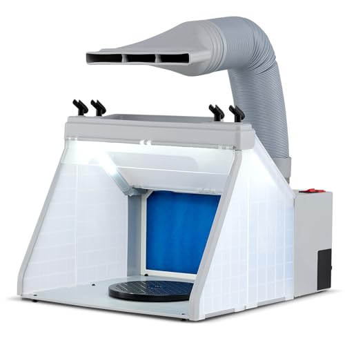COSTWAY Airbrush Absauganlage 4m³/min, mit 3 LED-Lichtern und 19 cm Drehteller, beleuchteter Malstation mit Lüfterfilter, Farbnebel Sprühnebel Filter für Malerei Handwerk COSTWAY Airbrush Absauganlage 4m³/min, mit 3 LED-Lichtern und 19 cm Drehteller, beleuchteter Malstation mit Lüfterfilter, Farbnebel Sprühnebel Filter für Malerei Handwerk von COSTWAY