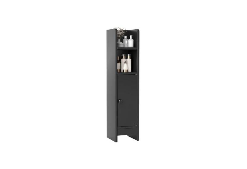 COSTWAY Badkommode, Badschrank Badezimmerschrank schmal, verstellbare Ablagen von COSTWAY