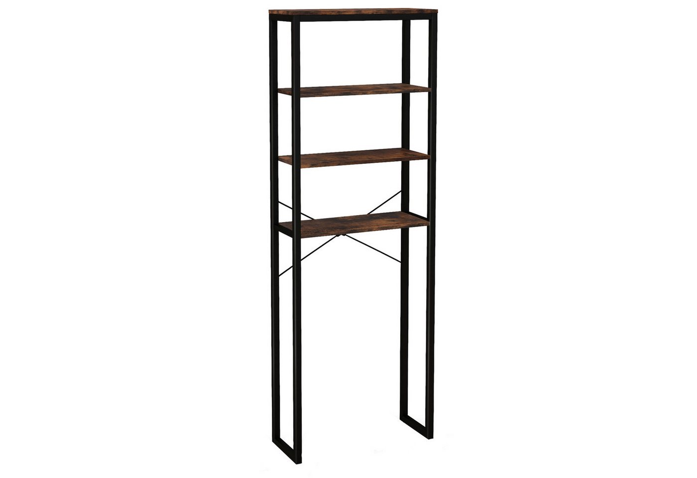 COSTWAY Badregal, mit 4 Ebene & Kippschutz, Metallrahmen, stehend COSTWAY Badregal, mit 4 Ebene & Kippschutz, Metallrahmen, stehend von COSTWAY