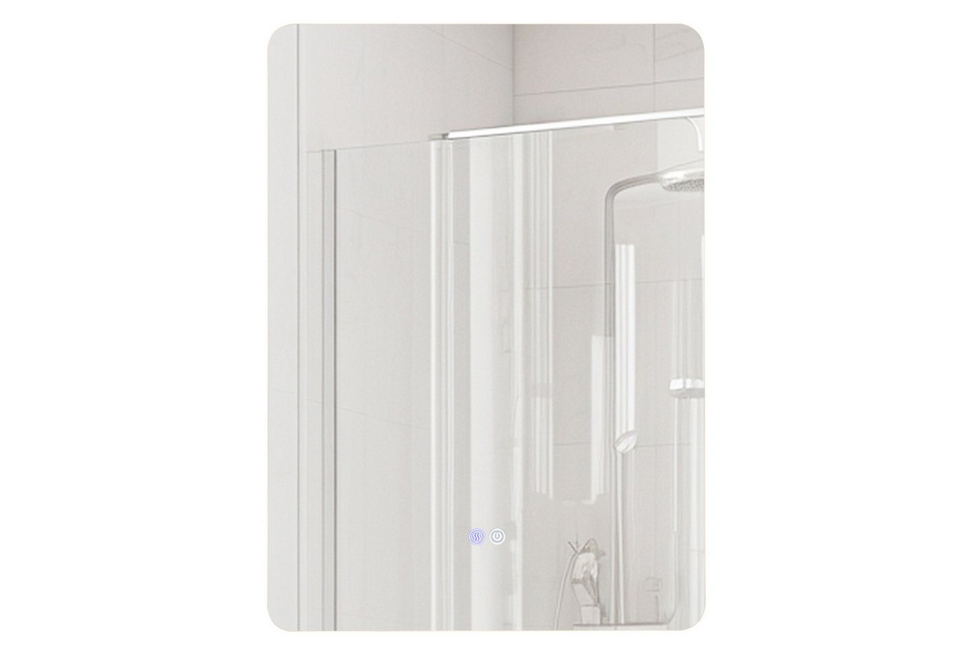 COSTWAY Badspiegel, mit Beleuchtung stufenlos dimmbar, Regal, Memoryfunktion COSTWAY Badspiegel, mit Beleuchtung stufenlos dimmbar, Regal, Memoryfunktion von COSTWAY