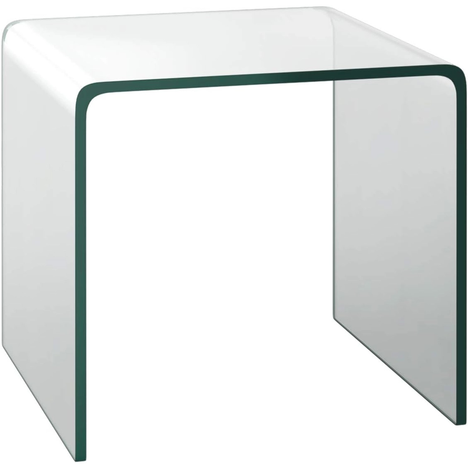 COSTWAY Beistelltisch Glas Nachttisch U-förmig Büro 45 x 45 x 41cm COSTWAY Beistelltisch Glas Nachttisch U-förmig Büro 45 x 45 x 41cm von COSTWAY