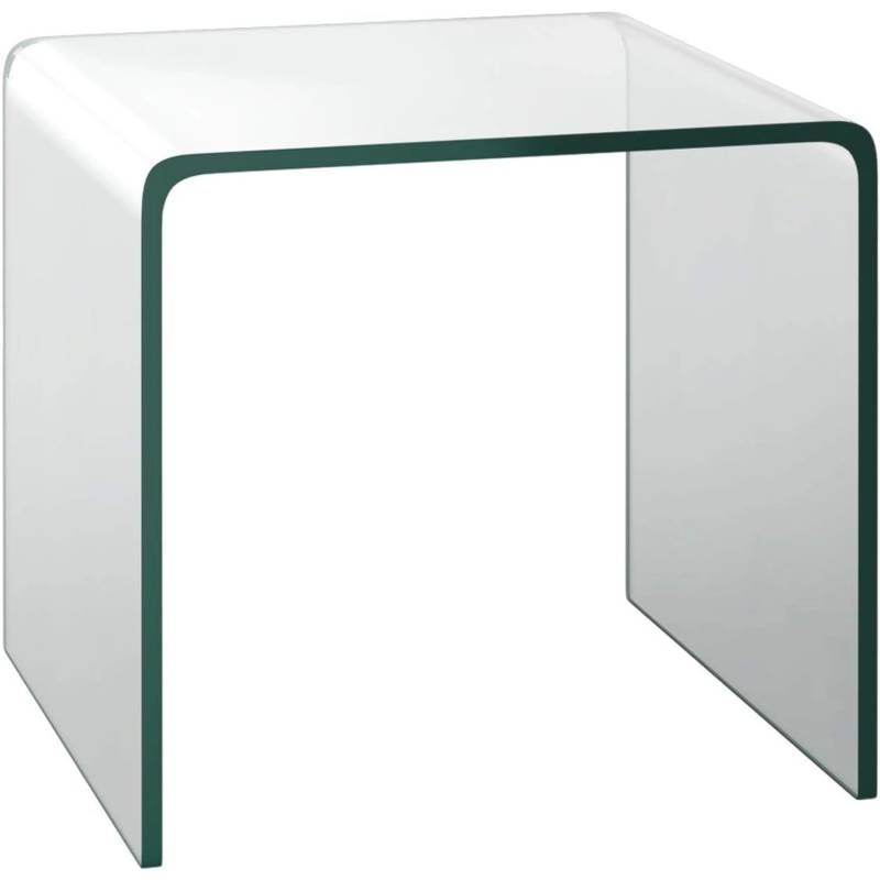 COSTWAY Beistelltisch Glas Nachttisch U-förmig Büro 45 x 45 x 41cm COSTWAY Beistelltisch Glas Nachttisch U-förmig Büro 45 x 45 x 41cm von COSTWAY