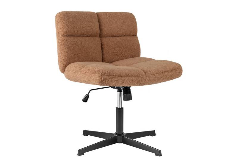 COSTWAY Bürostuhl, ohne Armlehnen, höhenverstellbarer Drehstuhl, 160 von COSTWAY