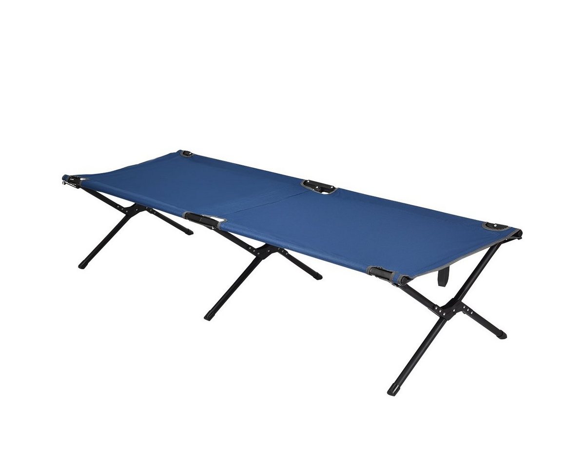 COSTWAY Campingliege Klappbett bis 136kg, mit Tragetasche, 190x67x42cm von COSTWAY