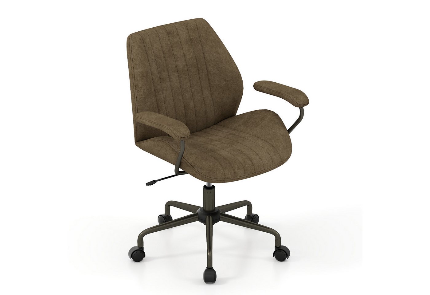 COSTWAY Drehstuhl, Bürostuhl mit Rollen, höhenverstellbar, Wippfunktion COSTWAY Drehstuhl, Bürostuhl mit Rollen, höhenverstellbar, Wippfunktion von COSTWAY