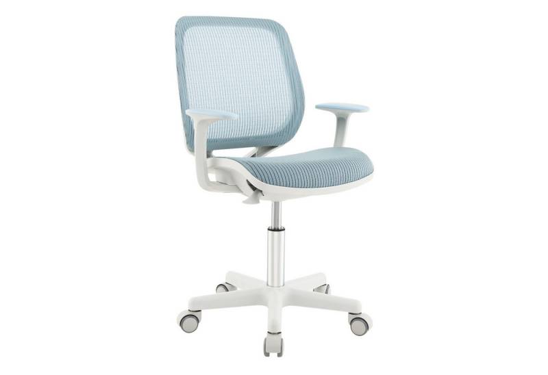 COSTWAY Drehstuhl Kinderstuhl, 43-55cm höhenverstellbar, mit Rollen 360° drehbar von COSTWAY