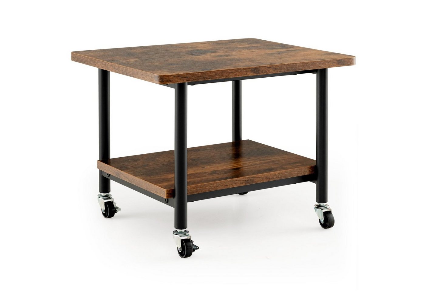 COSTWAY Druckertisch, mit 2 Ebenen & 4 Rollen, bis 35 kg, 49x40x38cm COSTWAY Druckertisch, mit 2 Ebenen & 4 Rollen, bis 35 kg, 49x40x38cm von COSTWAY