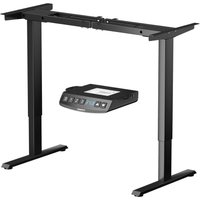COSTWAY Elektrischer Tischgestell, Breit- & Hoehenverstellbar, 2 Motoren 3 Memory-Steuerung Kollisionschutz, Stehpultgestell Pultgestell Schreibtisch von COSTWAY