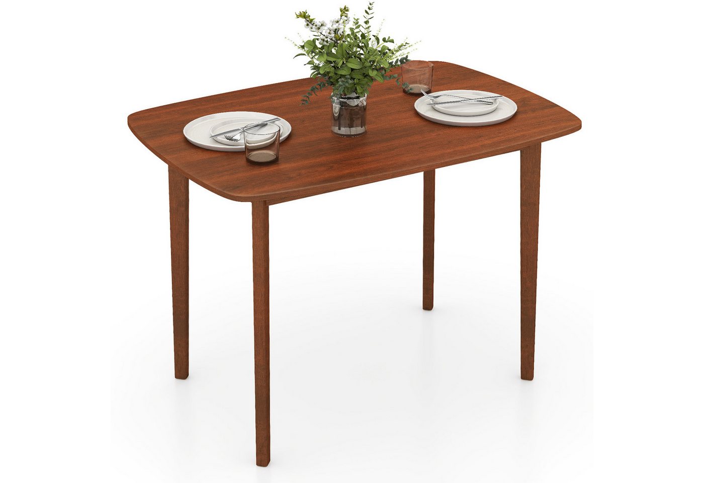 COSTWAY Esstisch, Holz, rechteckiger Küchentisch für 2-4 Personen 110x78x77cm COSTWAY Esstisch, Holz, rechteckiger Küchentisch für 2-4 Personen 110x78x77cm von COSTWAY