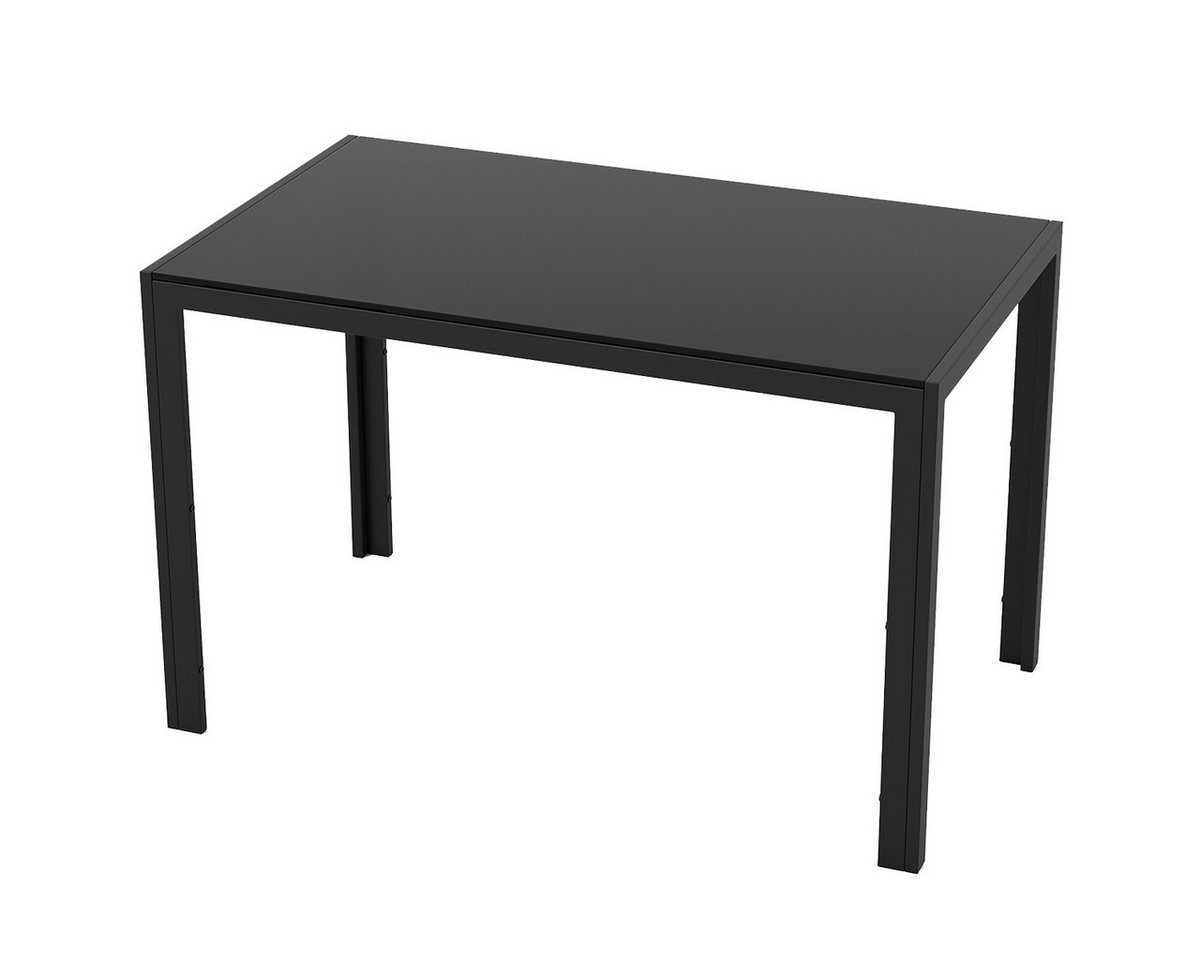 COSTWAY Esstisch (1-St), Glas, quadratischer Küchentisch für 4 Personen von COSTWAY