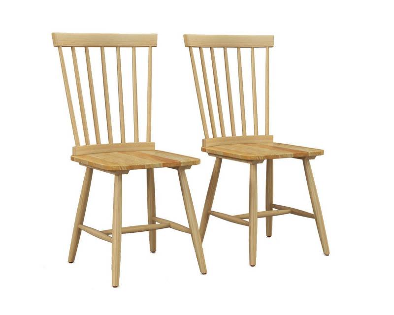 COSTWAY Esszimmerstuhl, 2er Set, hohe Rückenlehne, Sitzhöhe 46cm, Holz, 180kg COSTWAY Esszimmerstuhl, 2er Set, hohe Rückenlehne, Sitzhöhe 46cm, Holz, 180kg von COSTWAY