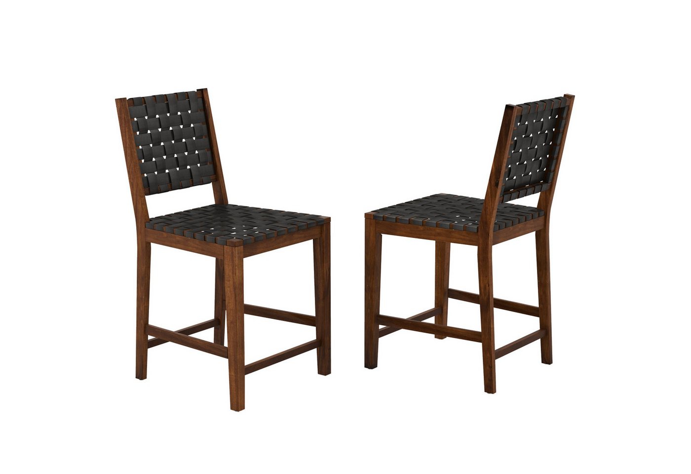 COSTWAY Esszimmerstuhl, 2er Set,mit gewebter Rückenlehne, Sitzhöhe 61cm Holz COSTWAY Esszimmerstuhl, 2er Set,mit gewebter Rückenlehne, Sitzhöhe 61cm Holz von COSTWAY