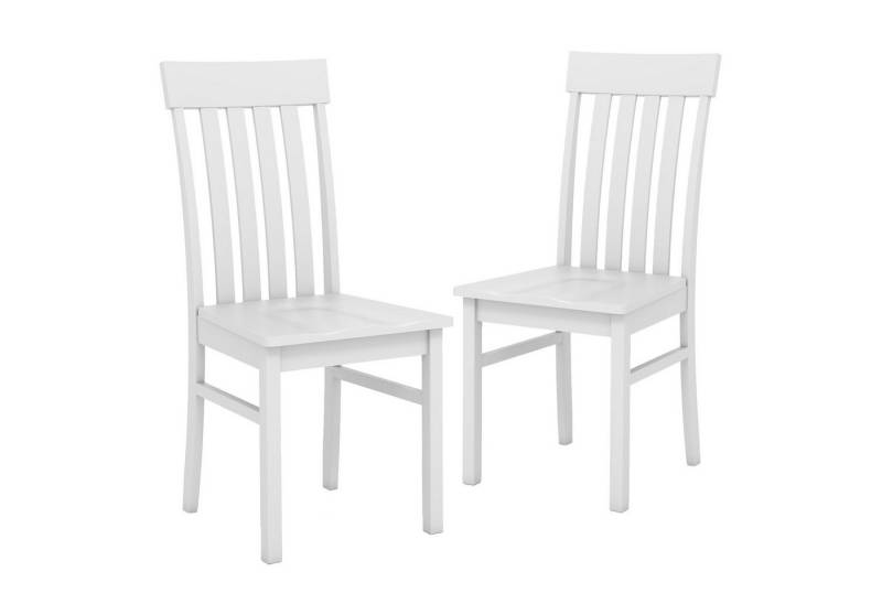 COSTWAY Esszimmerstuhl (2 St), mit ergonomischer Rückenlehnen & vertieftem Sitz von COSTWAY