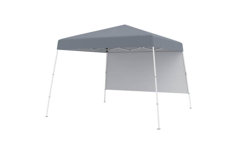 COSTWAY Faltpavillon, 2,4x2,4 m Pop-up-Pavillon mit 1 Seitenwand, Rucksack von COSTWAY