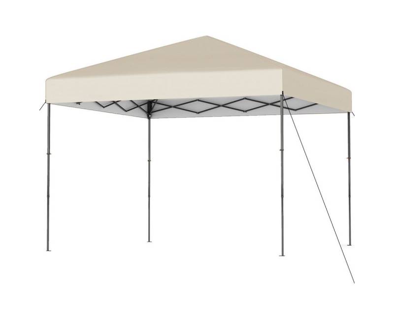 COSTWAY Faltpavillon, Gartenpavillon höhenverstellbar 3x3 m, wasserdicht von COSTWAY