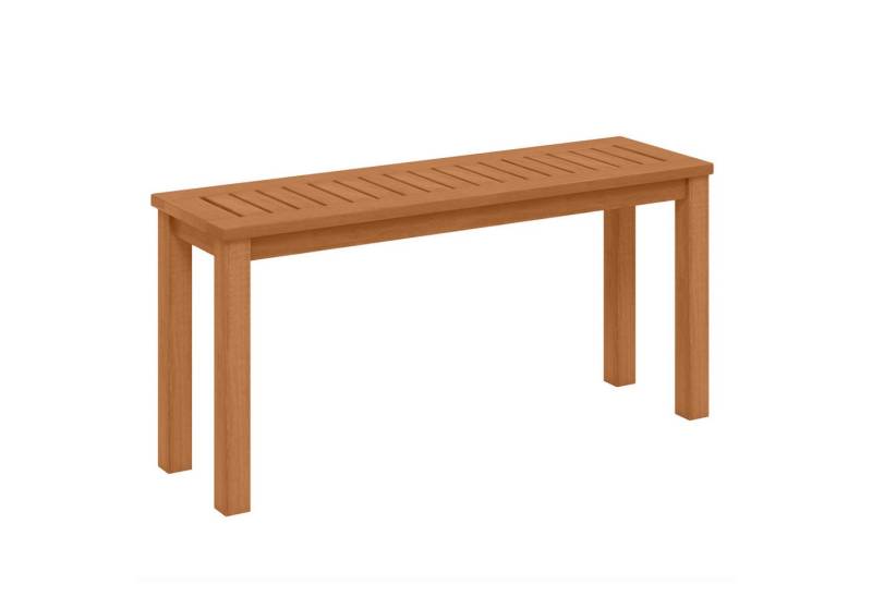 COSTWAY Gartenbank, wetterfest 2-Sitzer, Massivholz, ohne Rückenlehne, 100cm COSTWAY Gartenbank, wetterfest 2-Sitzer, Massivholz, ohne Rückenlehne, 100cm von COSTWAY