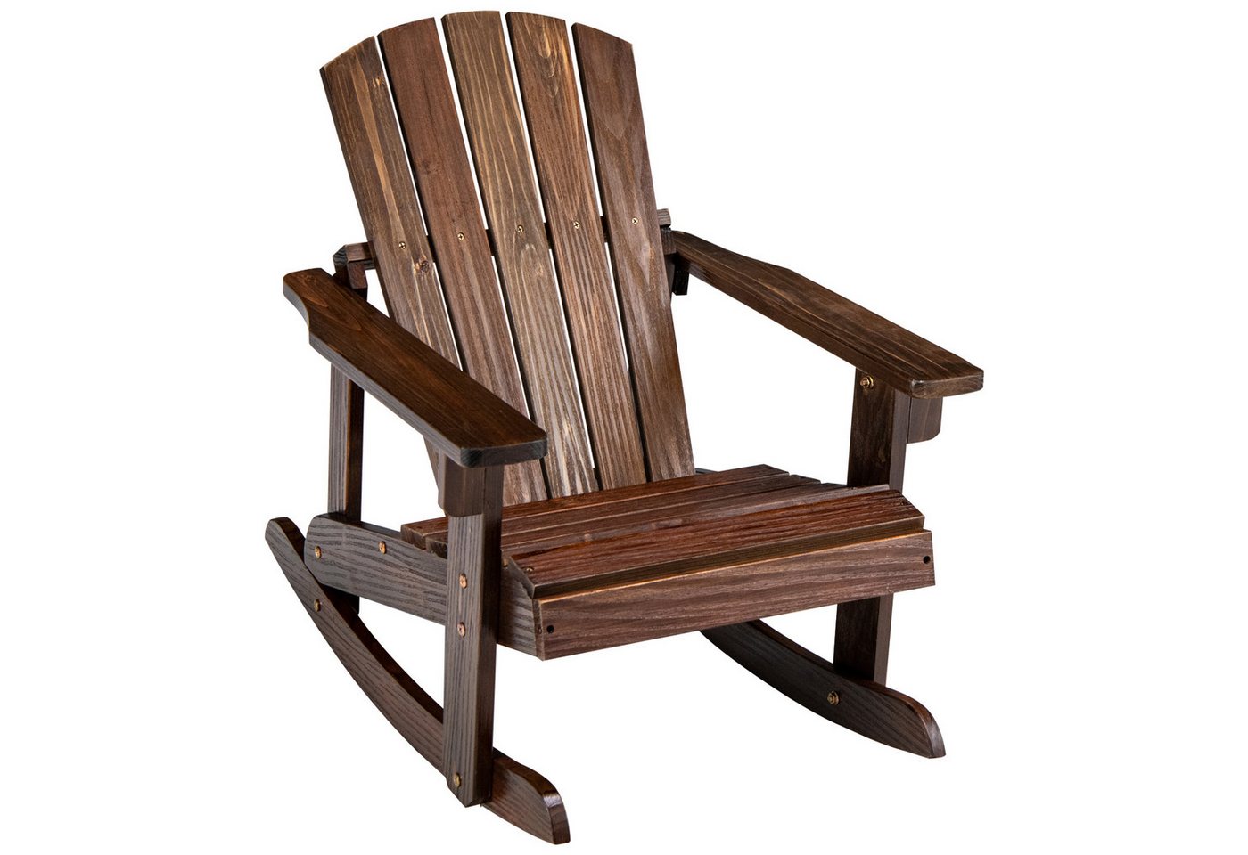 COSTWAY Gartenbank Schaukelstuhl (1-St), aus Massicholz, bis 50kg von COSTWAY