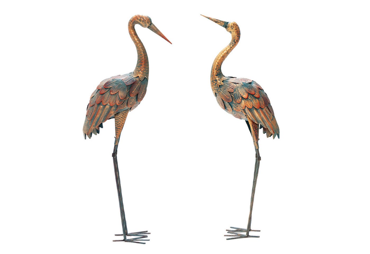 COSTWAY Gartenfigur, 2er-Set, Kranich-Gartenstatuen COSTWAY Gartenfigur, 2er-Set, Kranich-Gartenstatuen von COSTWAY