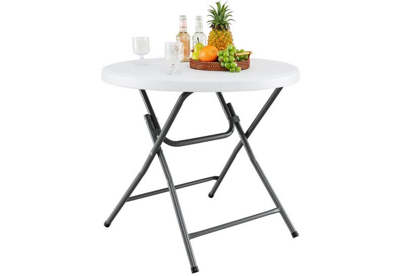 COSTWAY Gartentisch, rund Klapptisch mit HDPE Tischplatte, wetterfest COSTWAY Gartentisch, rund Klapptisch mit HDPE Tischplatte, wetterfest von COSTWAY