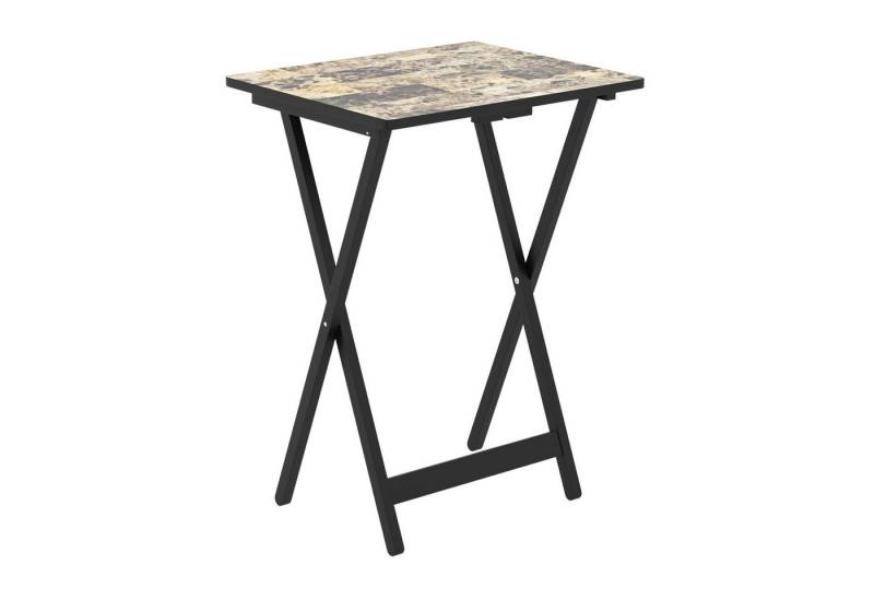 COSTWAY Gartentisch (4-St), Klapptisch Bistrotisch wetterfest von COSTWAY