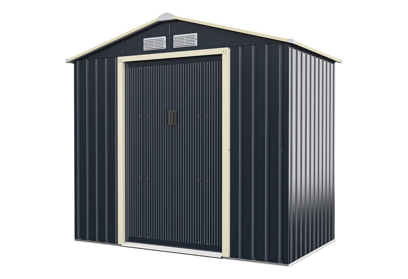COSTWAY Gerätehaus, BxT: 213x127 cm, mit 4 Luftschlitzen & Schiebetür COSTWAY Gerätehaus, BxT: 213x127 cm, mit 4 Luftschlitzen & Schiebetür von COSTWAY