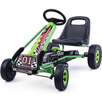 Gokart mit Handbremse und verstellbarem Sitz von COSTWAY