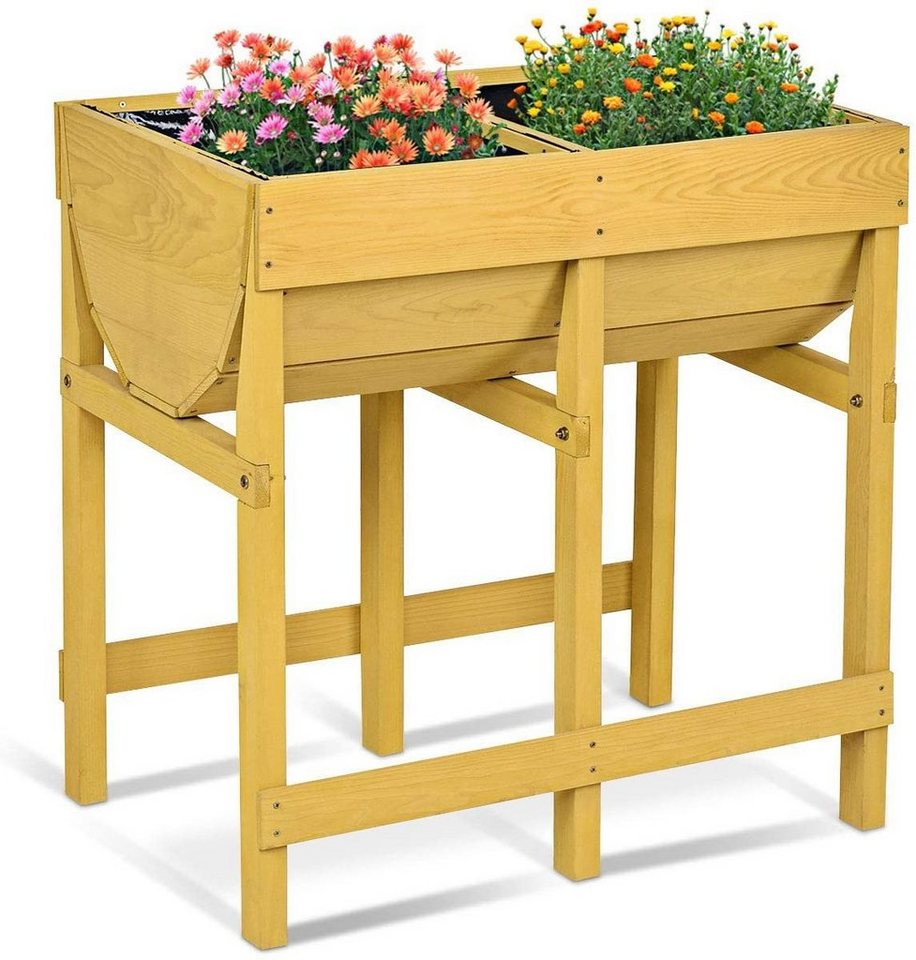 COSTWAY Hochbeet Blumenkasten (1 St), 70 x 44,5 x 72 cm von COSTWAY