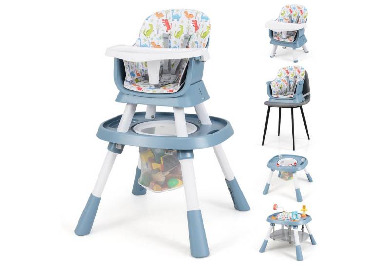 COSTWAY Hochstuhl (1 St), 16 in 1 Kinderhochstuhl, Babystuhl für Kinder ab 6 Monate von COSTWAY