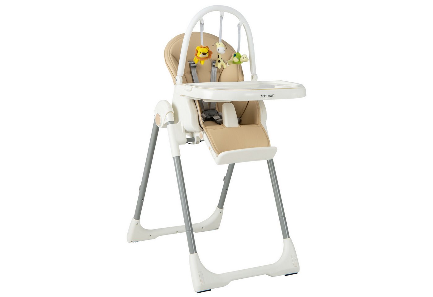 COSTWAY Hochstuhl Babystuhl, klappbar, 7 Höhen und 4-Fach verstellbar COSTWAY Hochstuhl Babystuhl, klappbar, 7 Höhen und 4-Fach verstellbar von COSTWAY
